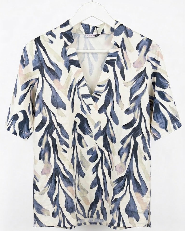 Maglia Fiore Blu