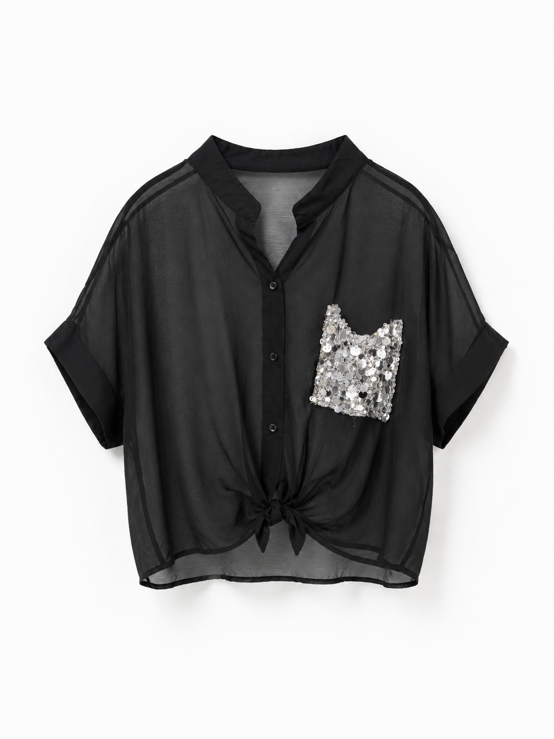 Camicia Tasca Paillettes (Disponibile in due colori)